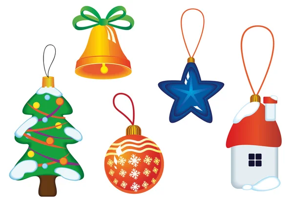 Ícones e símbolos de Natal —  Vetores de Stock