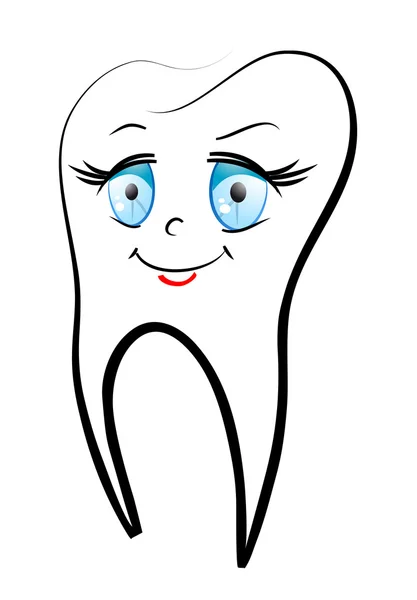 Белые зубы — стоковый вектор