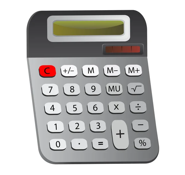 Calcolatrice Elettronica Come Simbolo Icona Finanziaria — Vettoriale Stock