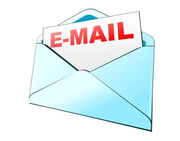 Isolerade Mail Symbolen För Web Design Eller Kommunikation Koncept — Stock vektor