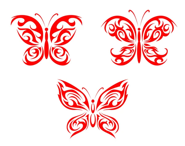 Tatuagem de borboleta —  Vetores de Stock