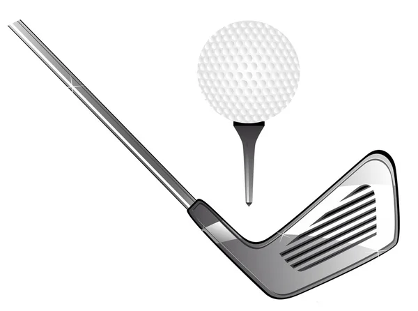 Equipo de golf — Vector de stock