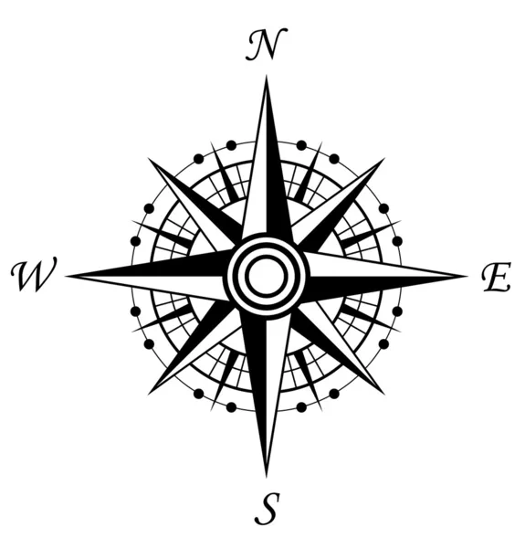Символ компаса — стоковий вектор