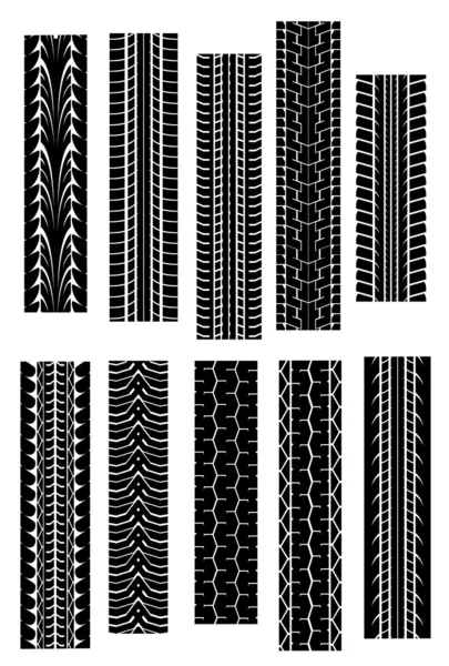 Formas dos pneus —  Vetores de Stock