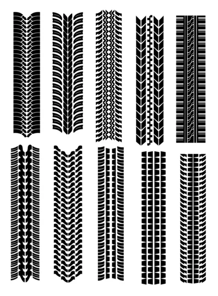 Formas de neumáticos — Archivo Imágenes Vectoriales