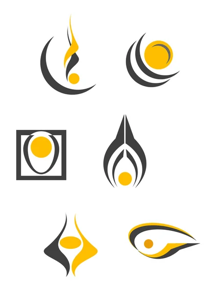 Set de simboluri abstracte — Vector de stoc