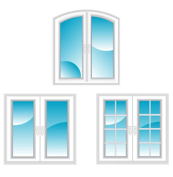 Kunststofffenster — Stockvektor