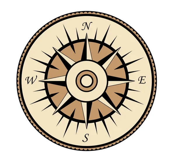 Kompasssymbol — Stockvektor