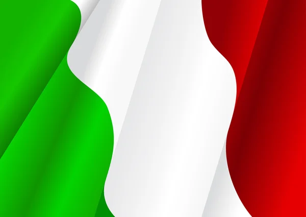 Bandera Italia Para Diseño Como Fondo Textura — Vector de stock