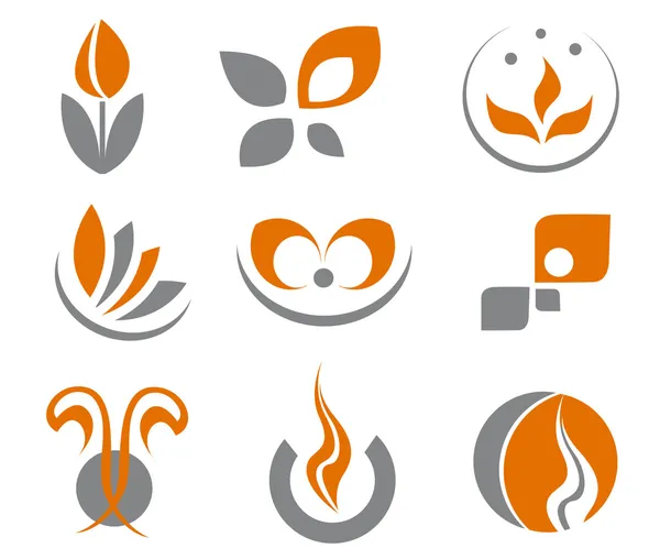 Σύνολο Διαφορετικών Αφηρημένα Σύμβολα Για Σχεδιασμό — Διανυσματικό Αρχείο