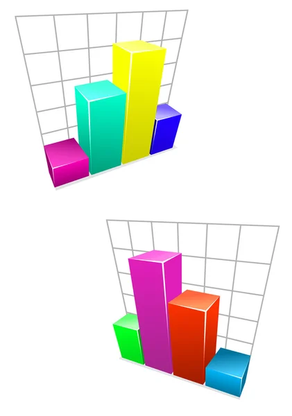 Color Graph Design Business Concept — Stock Vector