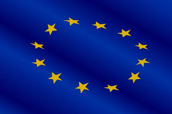 Flag Europe Union Design Background Texture — Stock Vector