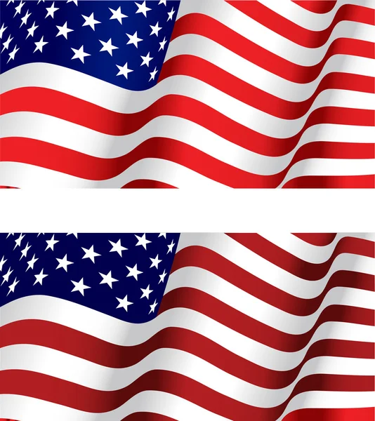 Flaga Usa Projekt Jako Tło Tekstura — Wektor stockowy