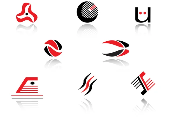 Conjunto Símbolos Aislados Para Diseñadores Marcas — Vector de stock