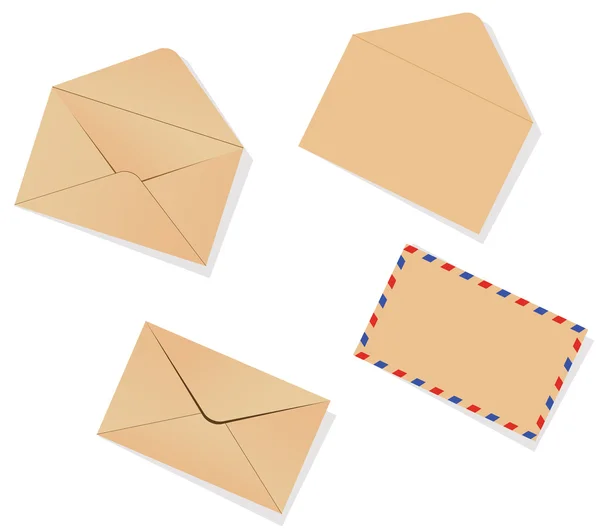 Различные конверты — стоковый вектор
