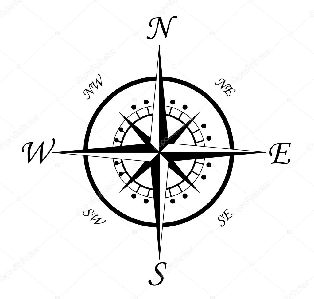 Compass Symbol Stock Vector C Seamartini