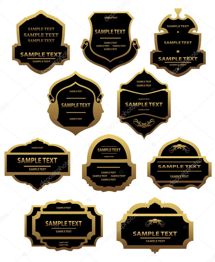 Set of golden labels and frames