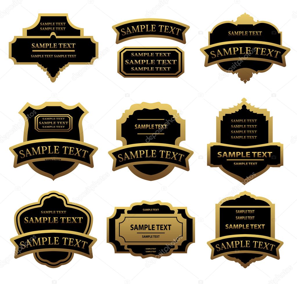 Set of golden labels and frames