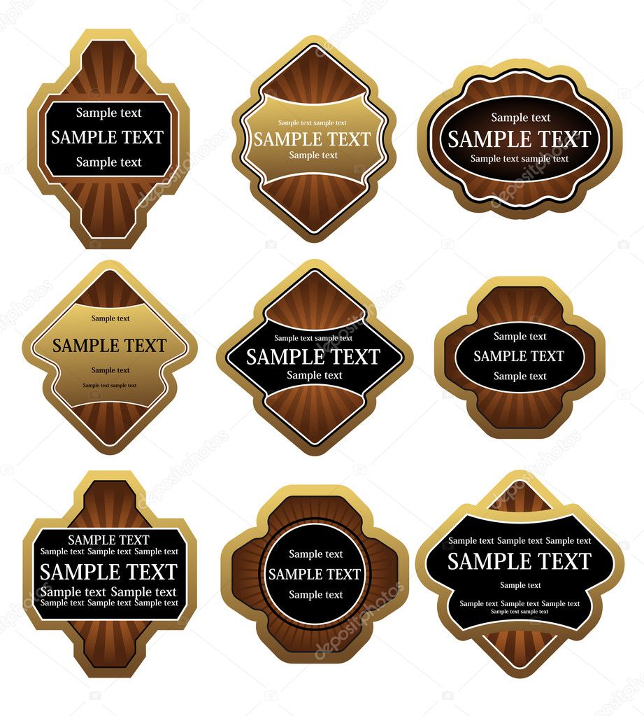 Set of gold labels