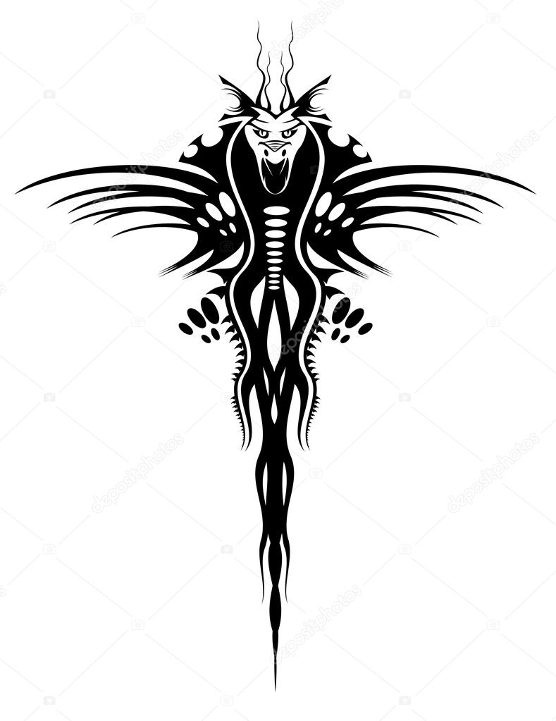 Dragon Tattoo Stock Vector Image By C Seamartini 4657638