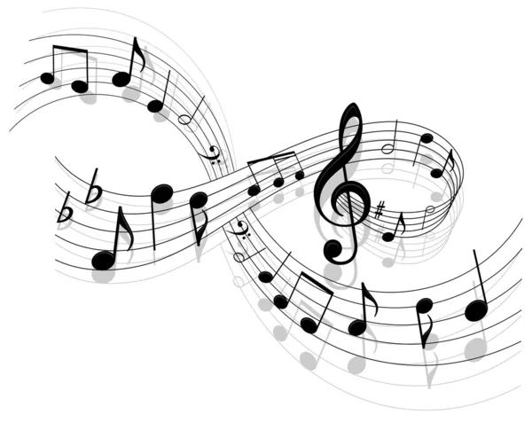 Музичний фон — стоковий вектор