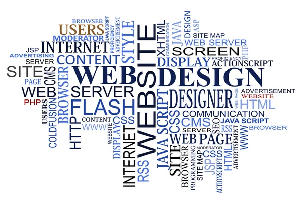 Облако дизайна и веб-тегов — стоковый вектор