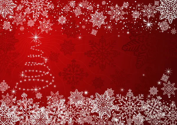 Jul vinter bakgrund — Stock vektor