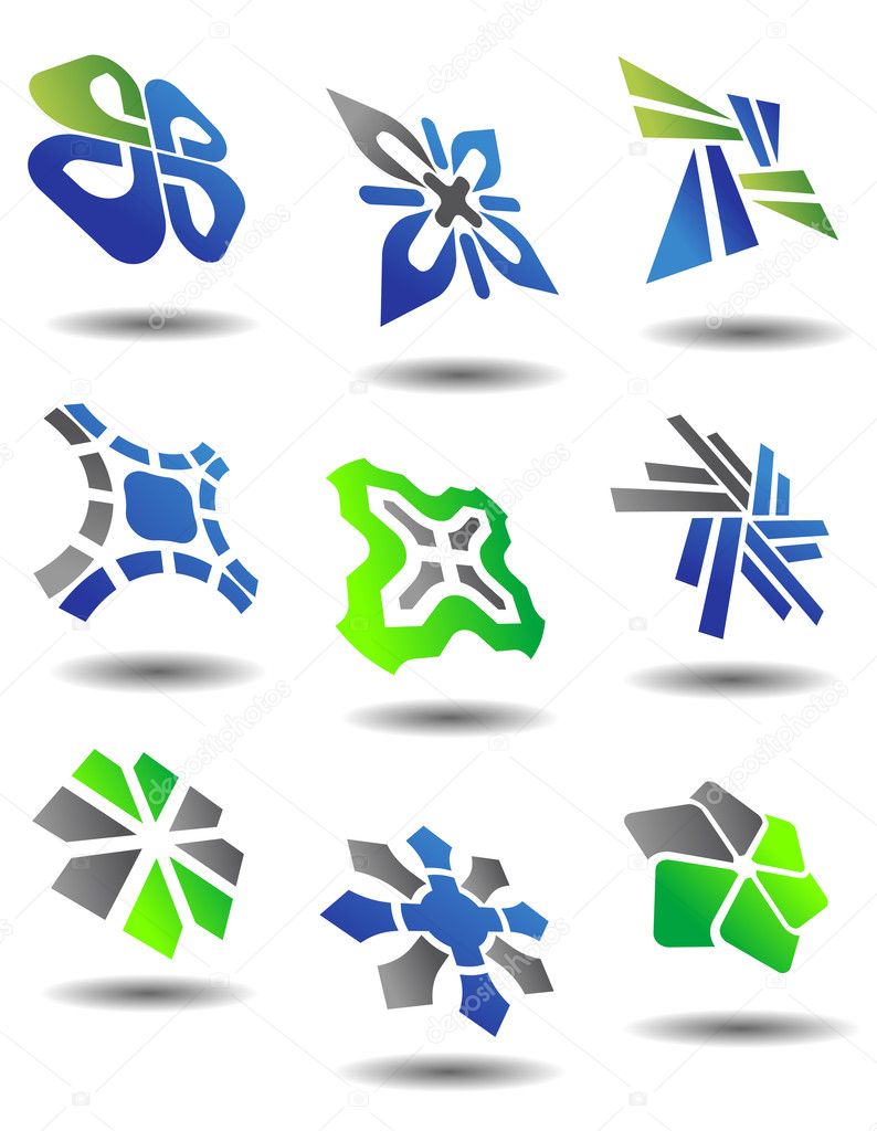Set of abstract symbols