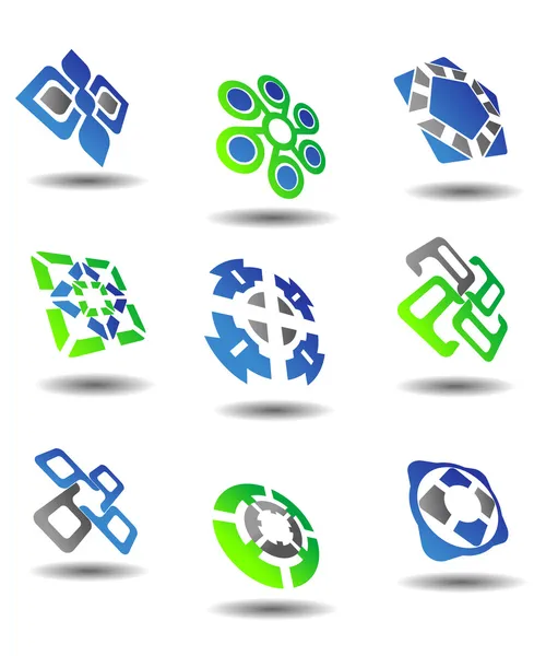 Ізольовані Гоночні Символи Піктограми Дизайну — стоковий вектор