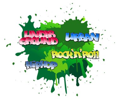 Graffiti background clipart