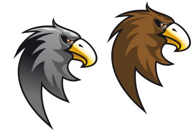 Cartoon eagle symbol clipart