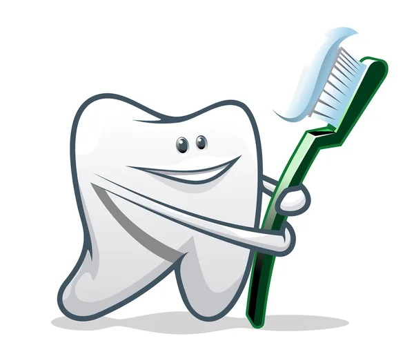 Saubere Zähne — Stockvektor