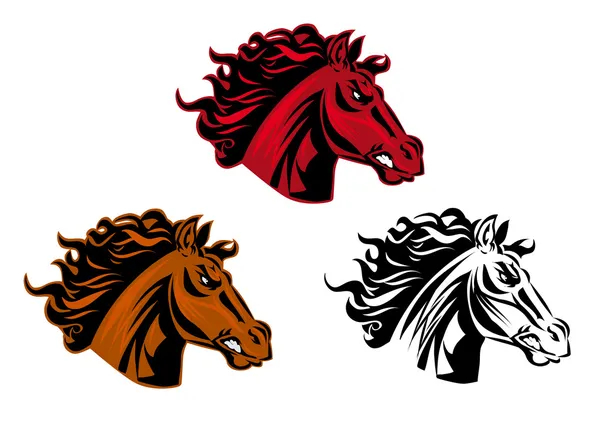 Tatouage cheval — Image vectorielle