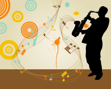 Saxophonist clipart