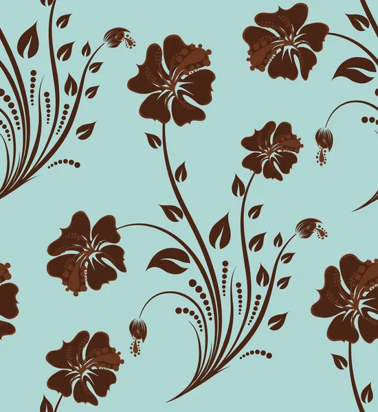 Modèle floral sans couture — Image vectorielle