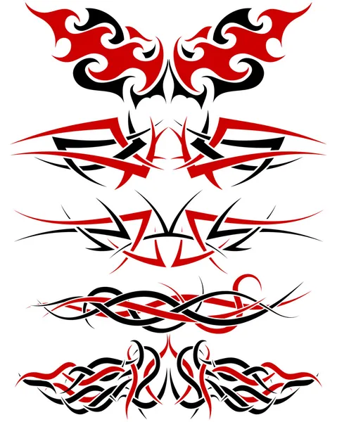 Set de tatouages — Image vectorielle