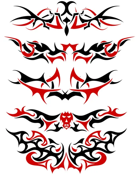 Set de tatouage — Image vectorielle