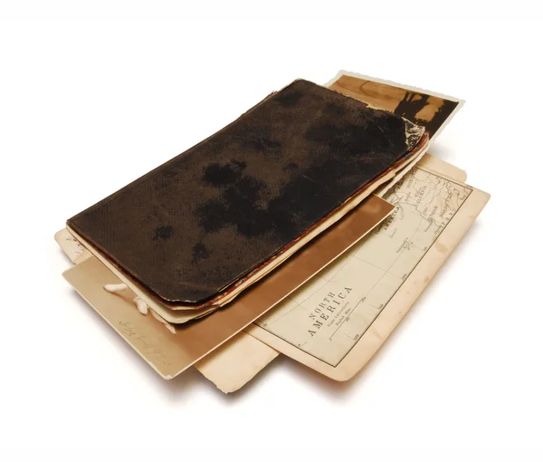 04 gamla notebook — Stockfoto