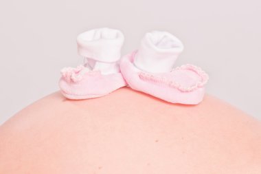 Baby shoes clipart