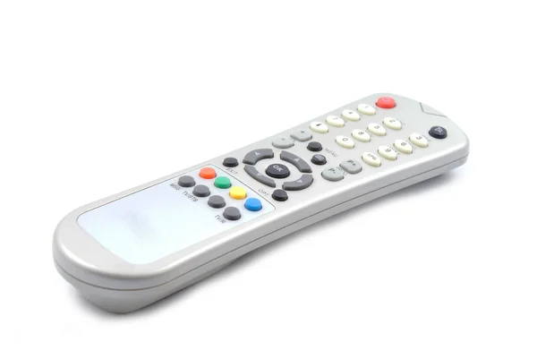 stock image Close up of a remote control on white background with clipping path