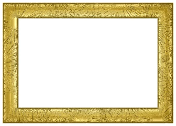 Borda moldura de ouro — Fotografia de Stock