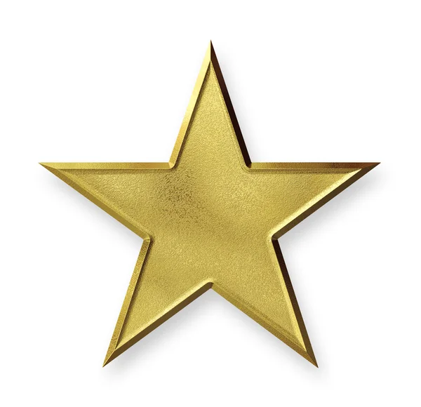 Estrela de ouro — Fotografia de Stock