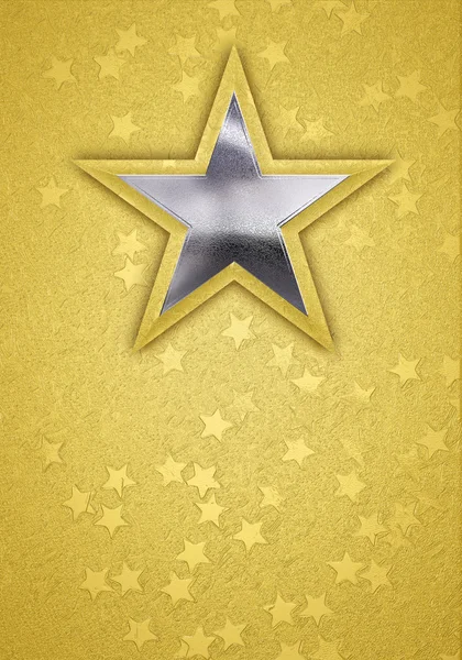 Zlatá hvězda — Stock fotografie