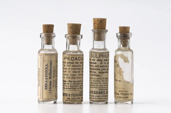 Vintage homeopathische geneeskunde — Stockfoto