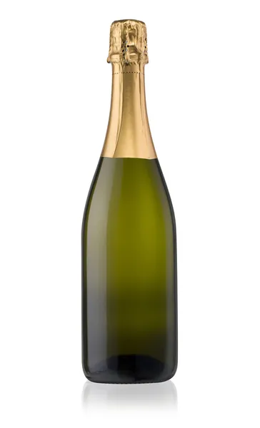 Izolovaná láhev šampaňského — Stock fotografie