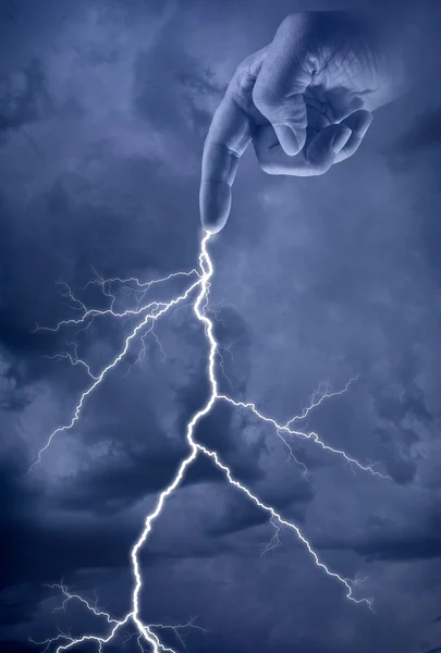 Lightening Bolt from Zues — Stock Photo, Image