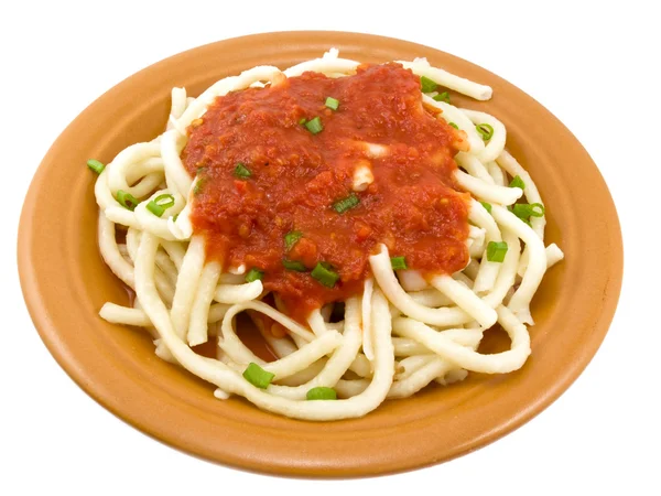 맛 있는 spaghettis — 스톡 사진