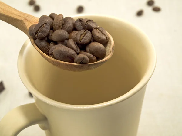 Cucchiaio da caffè — Foto Stock