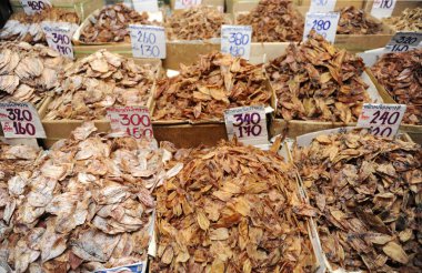 Dried fish store clipart