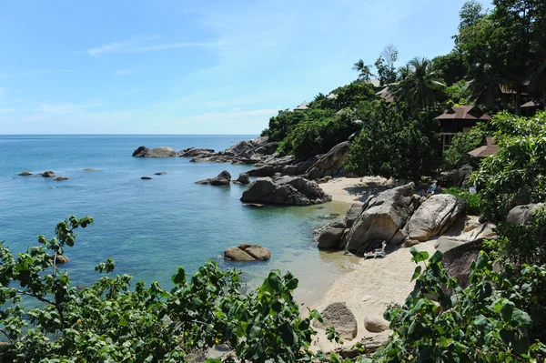 Spiaggia tropicale di Lamai, Thailandia — Foto Stock